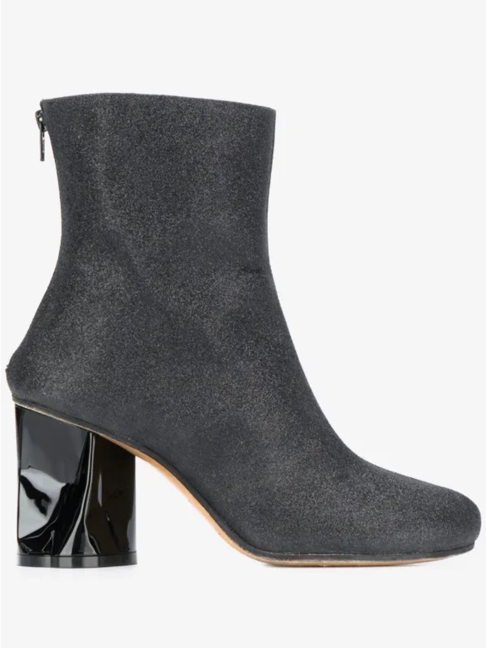 Maison Margiela AW19 John Galliano "Crushed" Glitter Boots 35.5